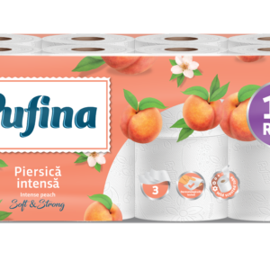 Pufina Intense Peach Toalettpapír - 3 réteg, 16 tekercs
