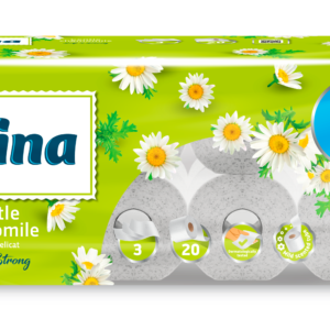 Pufina Chamomile Toalettpapír - 3 réteg, 20 tekercs