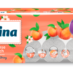 Pufina Intense Peach Toalettpapír - 3 réteg, 20 tekercs