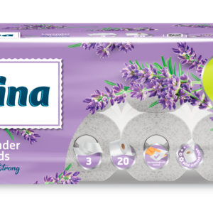 Pufina Lavender Fields Toalettpapír - 3 réteg, 20 tekercs