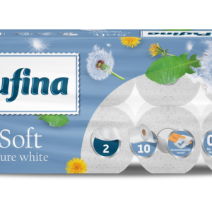 Pufina Soft Pure White Toalettpapír - 2 réteg, 10 tekercs