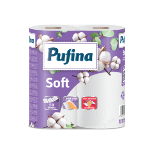 Pufina Soft Papírtörlő - 2 tekercs, 2 réteg